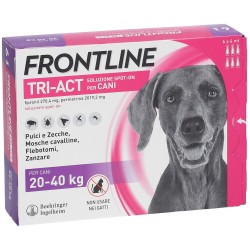 Frontline Tri-Act Spot-On Antiparassitario per Cani 20-40 Kg 6 Pipette Frontline - 7