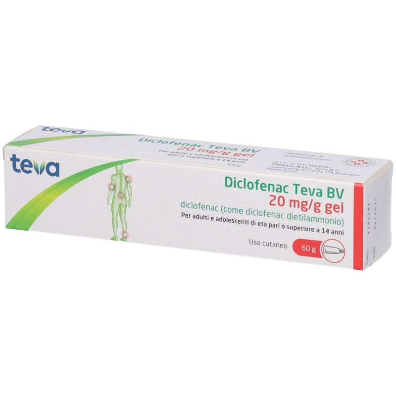 Teva B. V. Diclofenac Teva Bv 20 Mg/g Gel Teva B. V. - 1