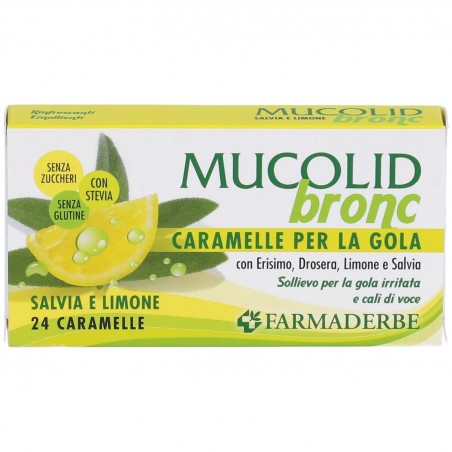 MUCOLID BRONC SALVIA & LIMONE 24 CARAMELLE  - 1