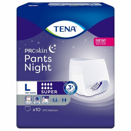 PANNOLONE PULL UP NOTTE TENA PANTS NIGHT L 10 PEZZI Tena - 1