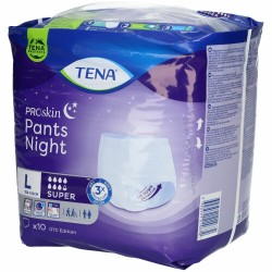 PANNOLONE PULL UP NOTTE TENA PANTS NIGHT L 10 PEZZI Tena - 2