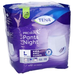 PANNOLONE PULL UP NOTTE TENA PANTS NIGHT L 10 PEZZI Tena - 8