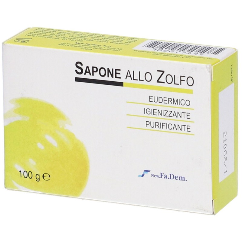 New Fa. Dem. Sapone Zolfo 100 G New Fa. Dem. - 1