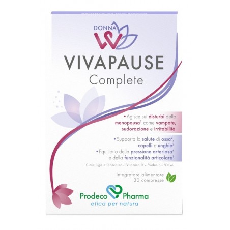 Prodeco Pharma Donnaw Vivapause Complete 30 Compresse Prodeco Pharma - 1