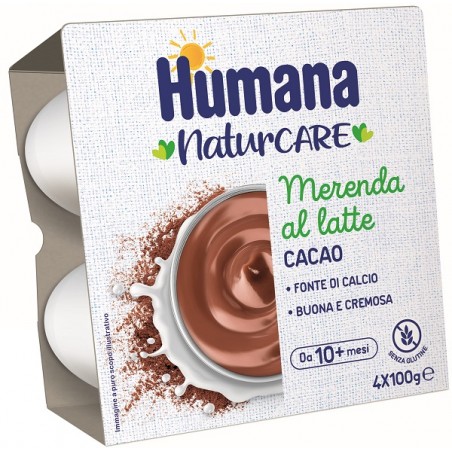 Humana Italia Humana Merenda Cacao 4 Vasetti Da 100 G Humana - 1