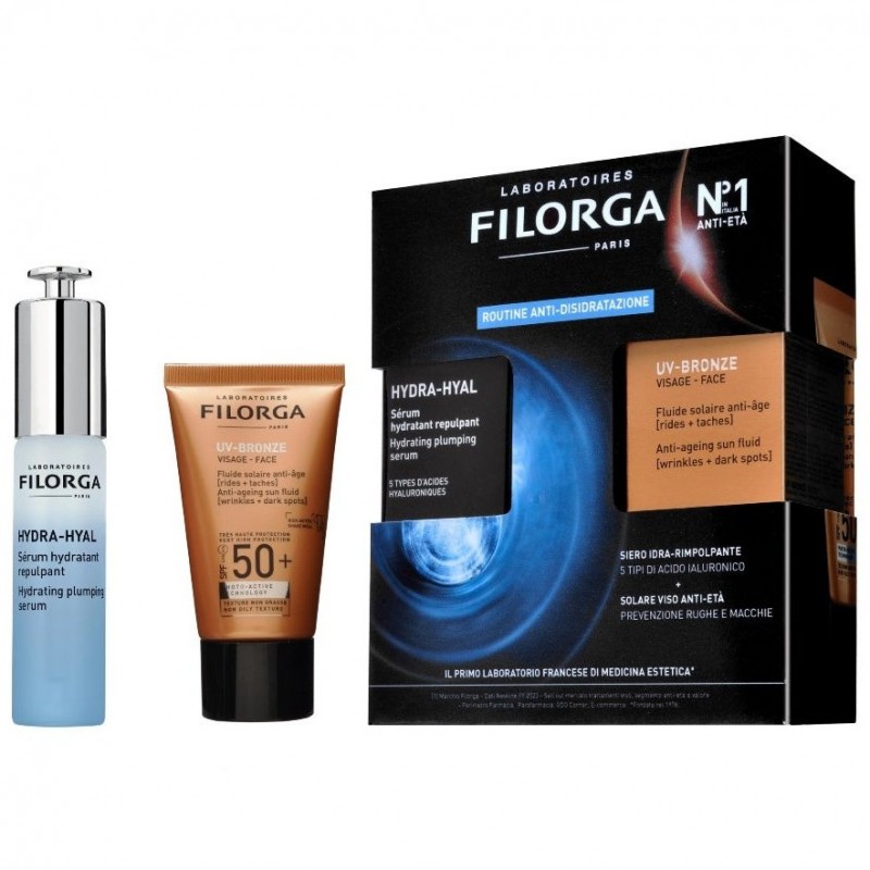 Filorga Cofanetto Hydra Hyal Serum 30 Ml + Uv Bronze Face 40 Ml Filorga - 1