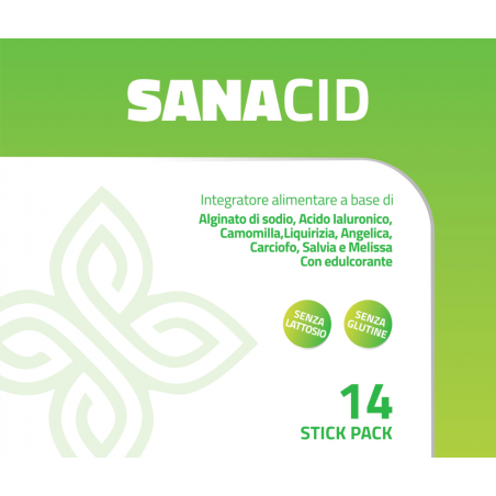 Sanacid Per Digestione E Salute Gastrointestinale 14 Stick Farmadea - 1