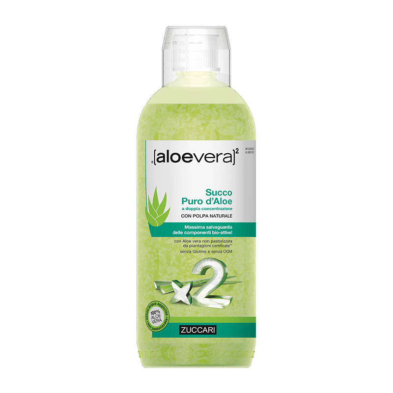 Zuccari Aloevera2 Succo Puro D'Aloe A Doppia Concentrazione 1 Litro Zuccari - 2