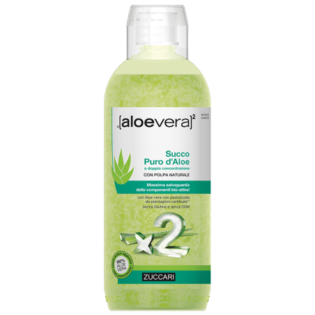 Zuccari Aloevera2 Succo Puro D'Aloe A Doppia Concentrazione 1 Litro Zuccari - 2