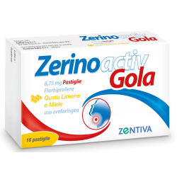 Epifarma Zerinoactiv Gola 8,75 Mg Pastiglie Gusto Limone E Miele - Raffreddore e influenza - 042814018 - Epifarma - € 4,27