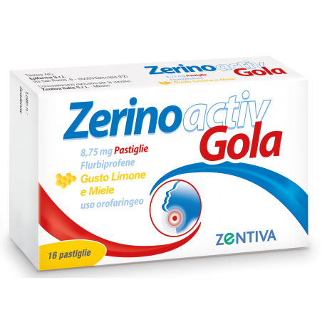 Epifarma Zerinoactiv Gola 8,75 Mg Pastiglie Gusto Limone E Miele - Raffreddore e influenza - 042814018 - Epifarma - € 4,27