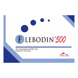 Flebodin 500 Integratore Microcircolo Drenaggio Liquidi 24 Compresse - Circolazione e pressione sanguigna - 938909443 -  - € ...