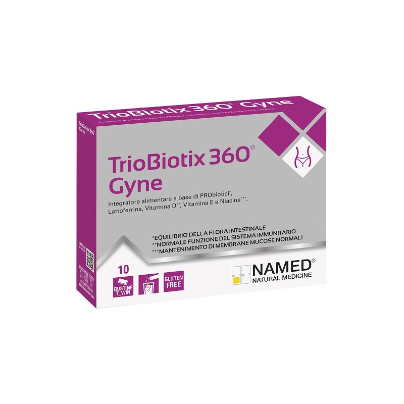 Named Triobiotix360 Gyne 10 Bustine T-win - Integratori di fermenti lattici - 988775375 - Named - € 14,08