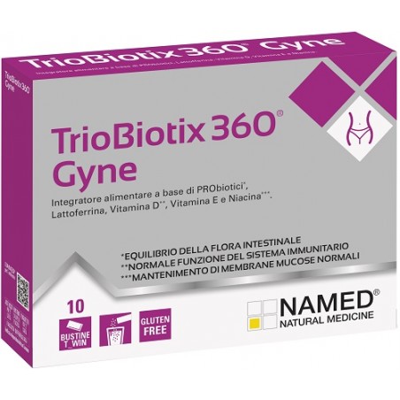 Named Triobiotix360 Gyne 10 Bustine T-win - Integratori di fermenti lattici - 988775375 - Named - € 14,08