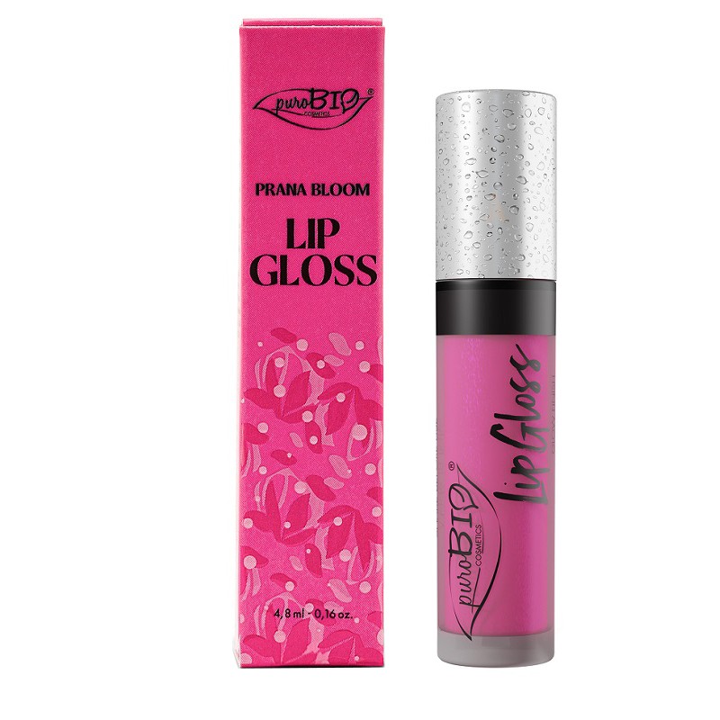 Mami Purobio Cosmetics 02 Prana Bloom Lipgloss Rose Glitz PuroBio - 1