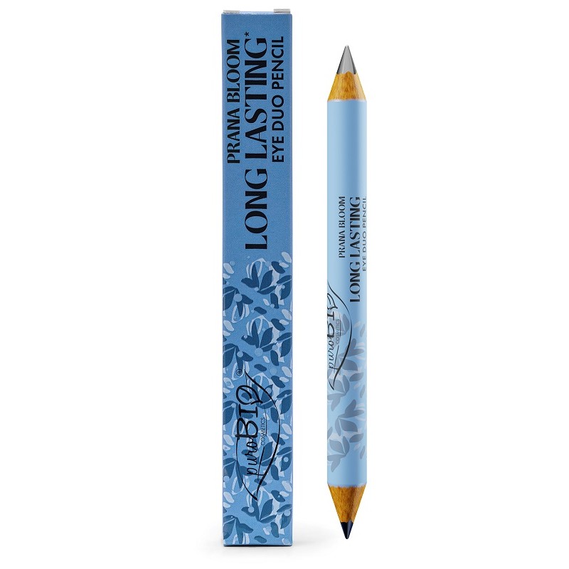 Mami Purobio Cosmetics 02 Prana Bloom Eye Duo Pencil Blue Sky - Matite occhi e kajal - 948162351 - PuroBio - € 10,90