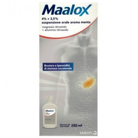 Farmed Maalox 4% + 3,5% Sospensione Orale Aroma Menta Maalox - 1