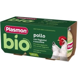 Plasmon Bio Omogeneizzato Pollo Con Fagiolini E Zucchine 2 Pezzi - Alimentazione e integratori - 988894263 - Plasmon - € 3,99