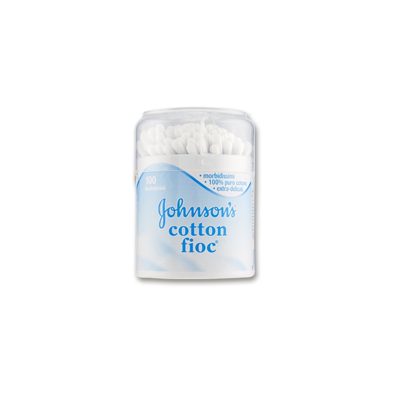 Johnson & Johnson Johnsons Baby Cotton Fioc 100 Pezzi - Prodotti per la cura e igiene delle orecchie - 908564608 - Johnson & ...