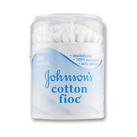 Johnson & Johnson Johnsons Baby Cotton Fioc 100 Pezzi - Prodotti per la cura e igiene delle orecchie - 908564608 - Johnson & ...