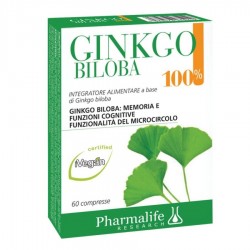 Pharmalife Research Ginkgo Biloba 100% 60 Compresse Pharmalife Research - 1