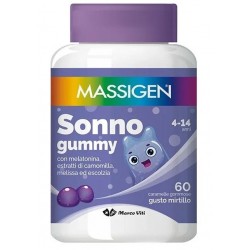 Massigen Sonno Gummy 60 Caramelle Gommose - Integratori per dormire - 943330264 - Massigen - € 6,49