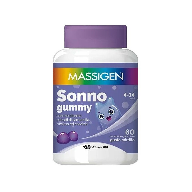 Massigen Sonno Gummy 60 Caramelle Gommose Massigen - 1