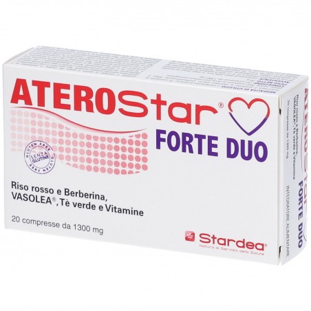 Aterostar Forte Duo Integratore Riso Rosso Vitamine 20 Compresse  - 1