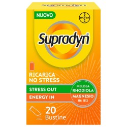 Bayer Supradyn Ricarica No Stress 20 Bustine - Integratori multivitaminici - 987319922 - Supradyn - € 19,90