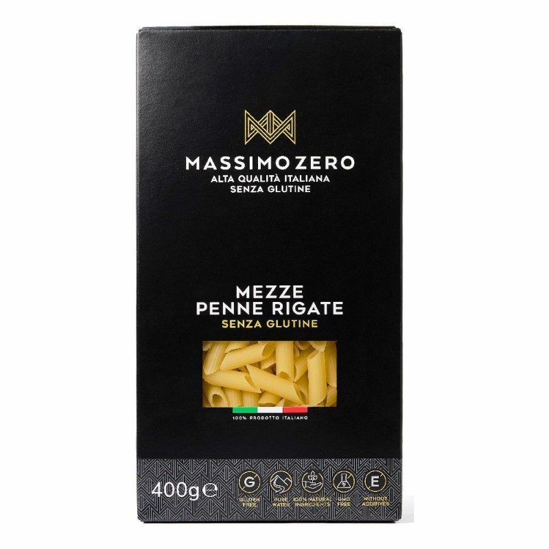 MASSIMO ZERO MEZZE PENNE RIGATE 400 G  - 1