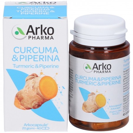 Arkofarm Arko Capsule Curcuma + Piperina 40 Capsule Arkofarm - 1