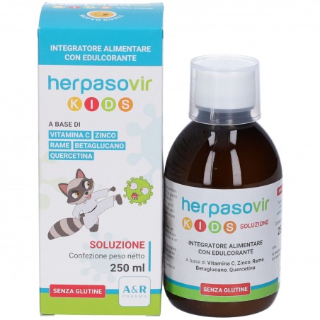 A&r Pharma Herpasovir Kids Soluzione Rt 250 Ml A & R Pharma Di Pardini F. - 1