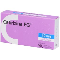 Cetirizina Eg 10 Mg Compresse Rivestite Con Film - Cetirizina - 037655038 - Eg - € 3,84
