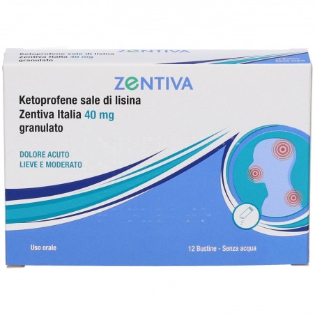 Zentiva Ketoprofene Sale Di Lisina 40 Mg Granulato Zentiva Italia - 1