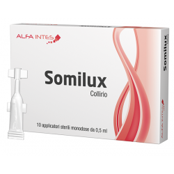 Alfa Intes Somilux Collirio 10 Applicatori Sterili Monodose Da 0,5 Ml - Gocce oculari - 947216053 - Alfa Intes - € 15,33