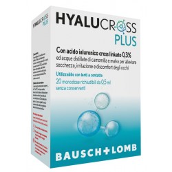 HYALUCROSS PLUS 20 FLACONCINI MONODOSE DA 0,5 ML - Gocce oculari - 982452346 -  - € 19,97