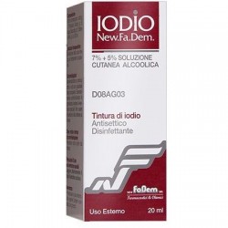 New Fa. Dem. Iodio New.fa.dem. 7% + 5% Soluzione Cutanea Alcoolica - Farmaci dermatologici - 031262052 - New Fa. Dem. - € 3,10