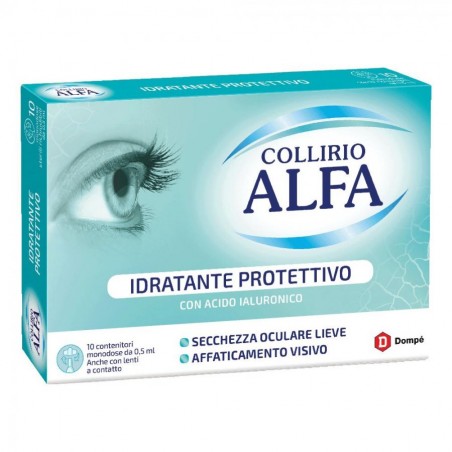 Dompe' Farmaceutici Collirio Alfa Idratante Protettivo 10 Flaconcini Monodose Dompe' Farmaceutici - 1