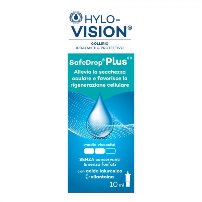 Omnivision Italia Hylovision Safe Drop Plus Collirio Idratante E Protettivo 10 Ml Omnivision Italia - 1