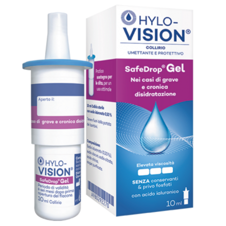 Omnivision Italia Hylovision Safe Drop Gel 0,3% Collirio Umettante E Protettivo 10 Ml Omnivision Italia - 1