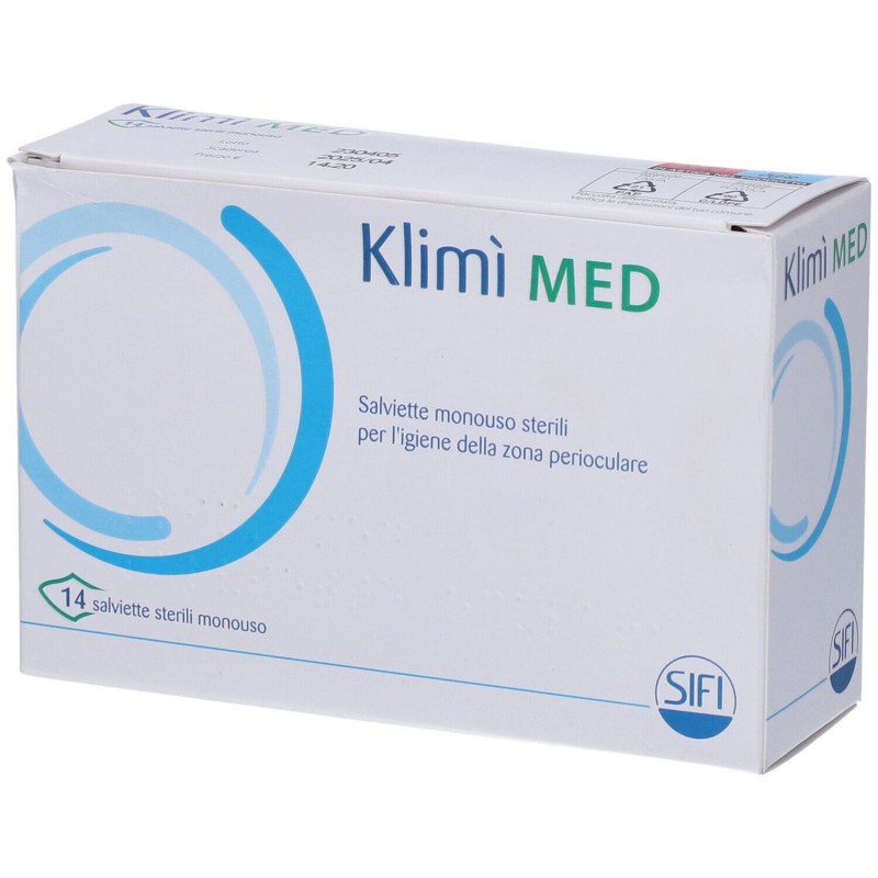 Sifi Klimi' Med Detergente Perioculare 14 Salviettine Sterili Monouso Sifi - 1