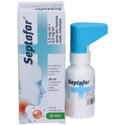 Krka Farmaceutici Milano Septafar 1,5 Mg/ml + 5,0 Mg/ml Spray Per Mucosa Orale, Soluzione Krka Farmaceutici Milano - 2