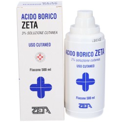Zeta Farmaceutici Acido Borico Zeta 3% Soluzione Cutanea - Disinfettanti oculari - 031361025 - Zeta Farmaceutici - € 2,94