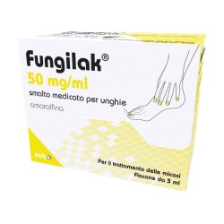Mibe Pharma Italia Fungilak 50 Mg/ml Smalto Medicato Per Unghie - Trattamenti per onicofagia - 049337013 - Mibe Pharma Italia...