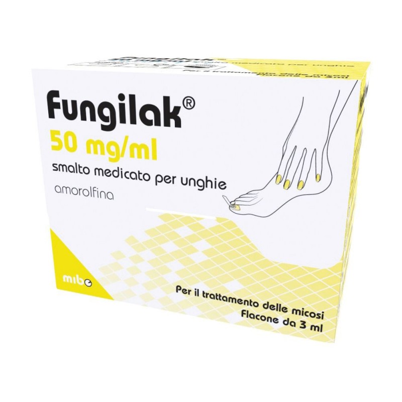 Mibe Pharma Italia Fungilak 50 Mg/ml Smalto Medicato Per Unghie Mibe Pharma Italia - 1