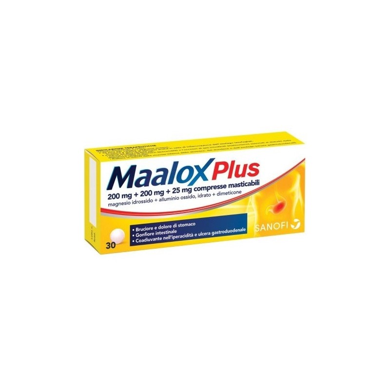 Maalox plus 30 Compresse masticabili Maalox - 1