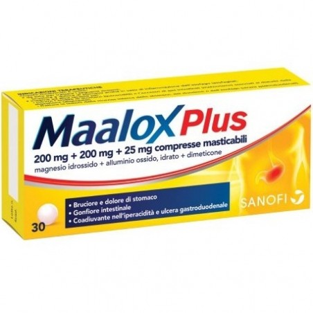 Maalox plus 30 Compresse masticabili Maalox - 1