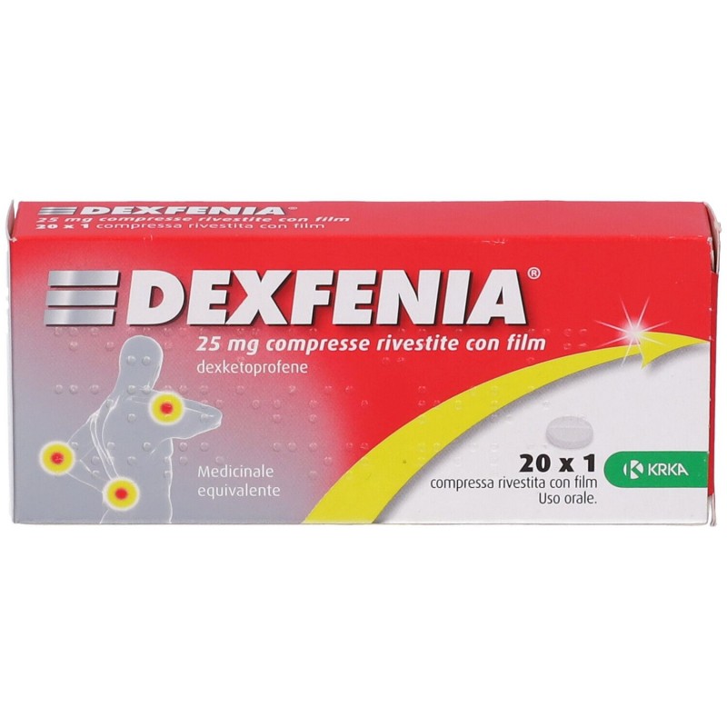 Krka Farmaceutici Milano Dexfenia 25 Mg Compresse Rivestite Con Film Krka Farmaceutici Milano - 1