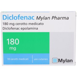 Diclofenac Mylan Pharma 180 Mg Cerotto Medicato - Farmaci per mal di schiena - 045954029 - Mylan - € 12,30