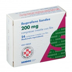 Ibuprofene Sandoz 200 Mg Compresse Rivestite Con Film - Farmaci per dolori muscolari e articolari - 025636059 - Sandoz - € 4,49